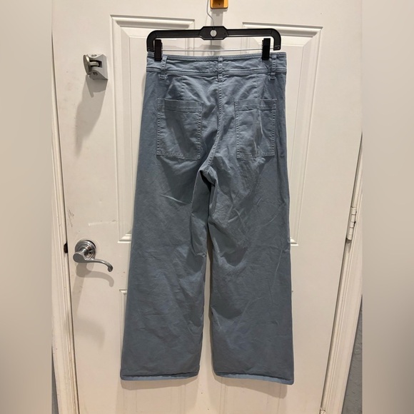 NILI LOTAN Megan Wide Leg  Pants sz 2 VINTAGE BLUE $395 - Picture 4 of 5